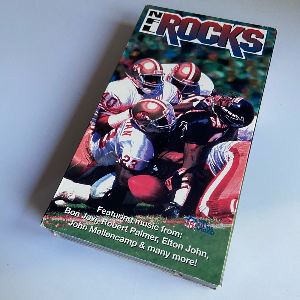 NFL Rocks Football VHS Videocassette